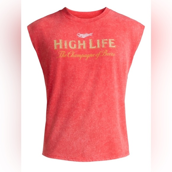 Miller Men's and Big Men's Graphic Muscle Tank Top - Picture 1 of 6